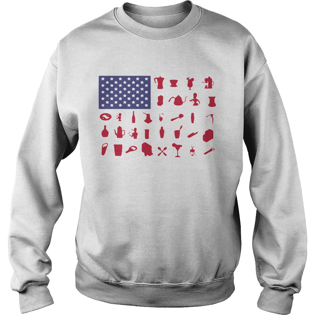 Bartender American Flag Sweatshirt