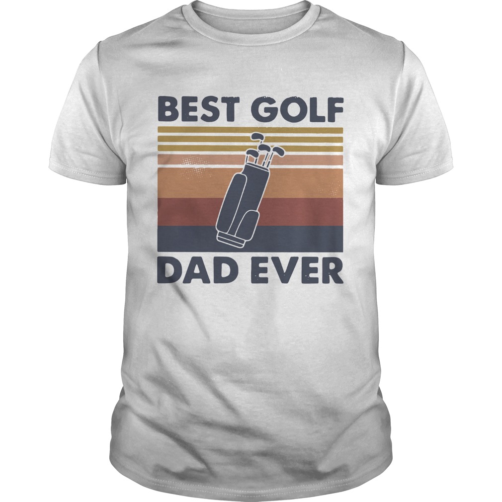 Best Golf Dad Ever Golf Bag Vintage shirt