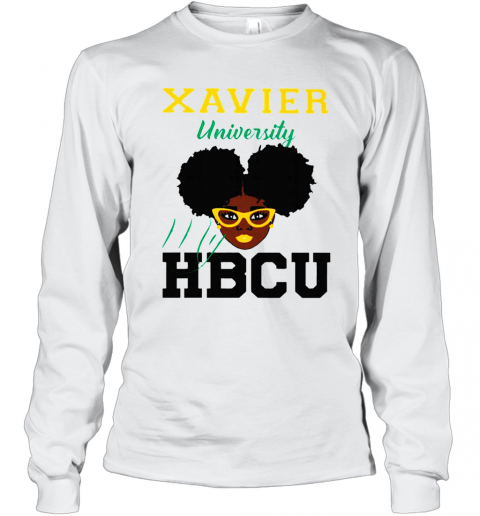 Black Girl Xavier University My HBCU T-Shirt Long Sleeved T-shirt 