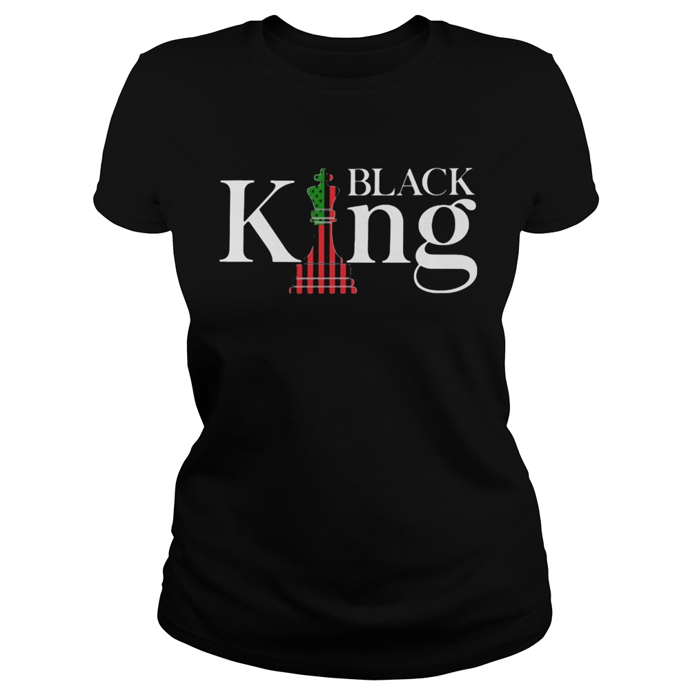 Black king american flag fathers day chess Classic Ladies