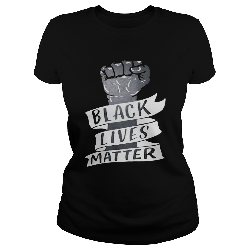 Black lives matter hand Classic Ladies