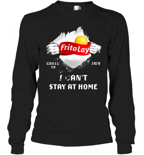 Blood Inside Me Frito Lay Covid 19 2020 I Can't Stay At Home T-Shirt Long Sleeved T-shirt 