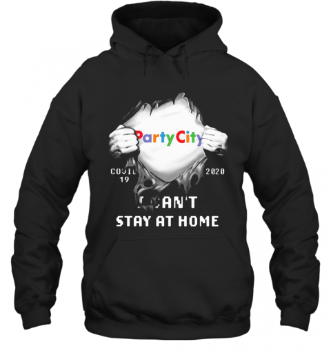 Blood Insides Party City Covid 19 2020 I Can'T Stay At Home T-Shirt Unisex Hoodie