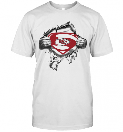 Blood Insides Superman Kansas City Chiefs T-Shirt