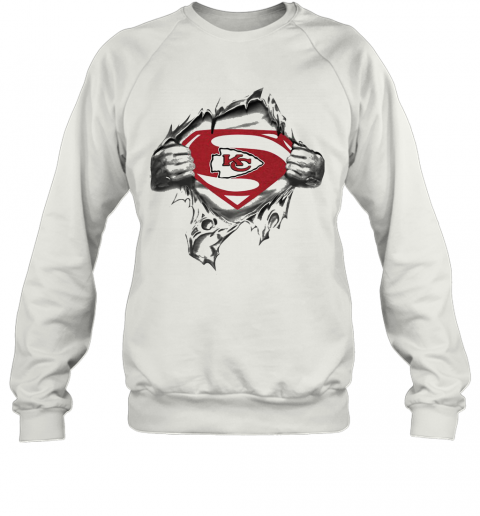 Blood Insides Superman Kansas City Chiefs T-Shirt Unisex Sweatshirt