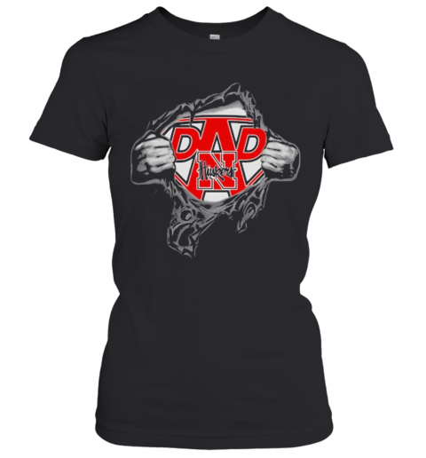 Blood Insides Superman Nebraska Cornhuskers Football T-Shirt Classic Women's T-shirt
