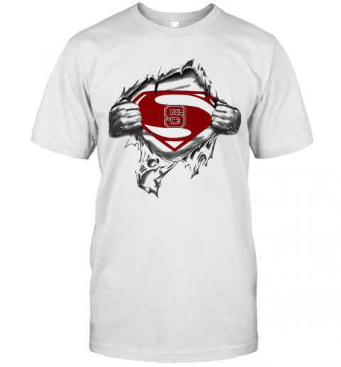 Blood Insides Superman North Carolina State T-Shirt