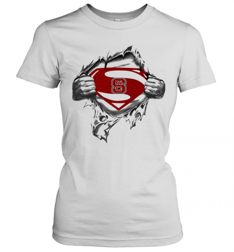 Blood Insides Superman North Carolina State T-Shirt Classic Women's T-shirt