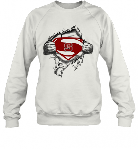Blood Insides Superman North Carolina State T-Shirt Unisex Sweatshirt