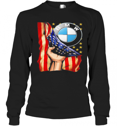 Bmw American Flag Independence Day T-Shirt Long Sleeved T-shirt 