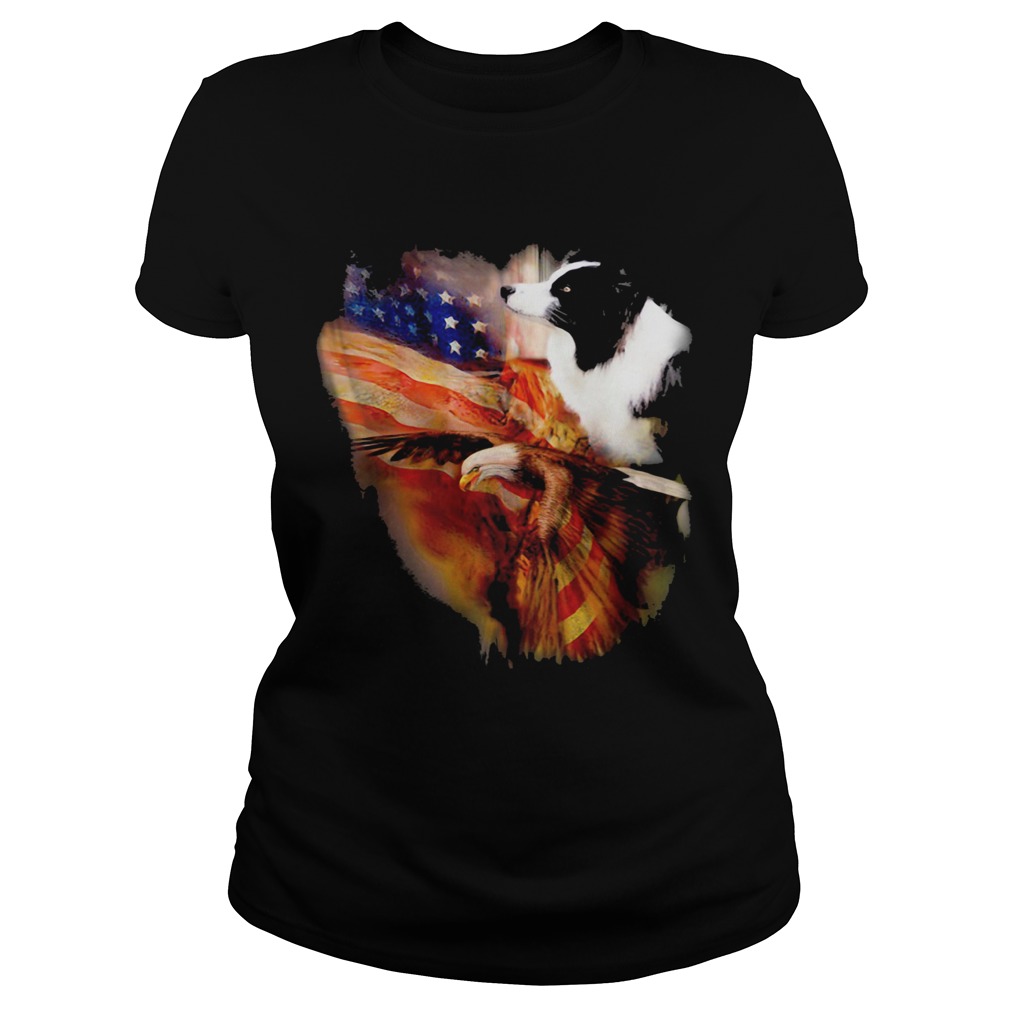 Border Collie American Wings Independence Day Classic Ladies