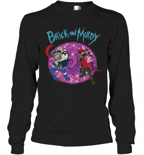 Brick And Mordy Borderlands Rick And Morty T-Shirt Long Sleeved T-shirt 