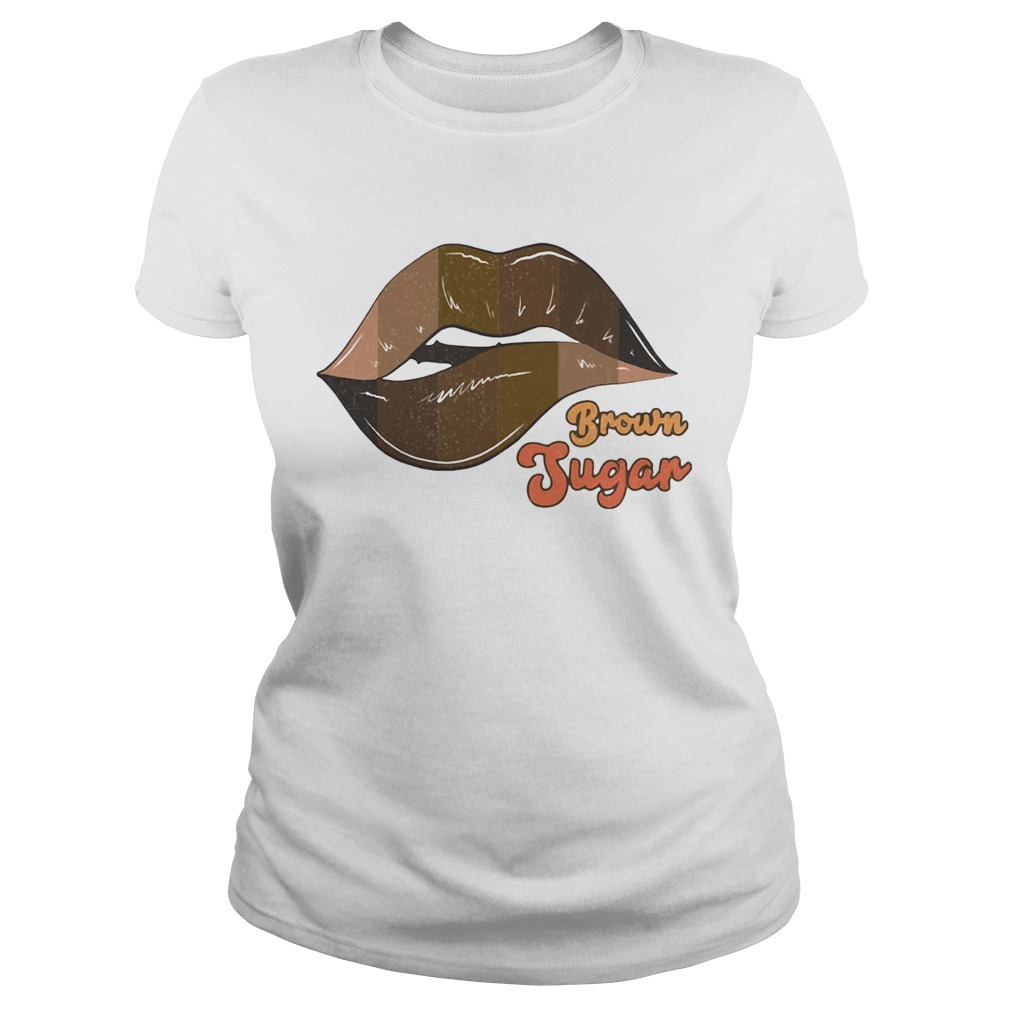 Brown Jugan Sexy Lips Classic Ladies