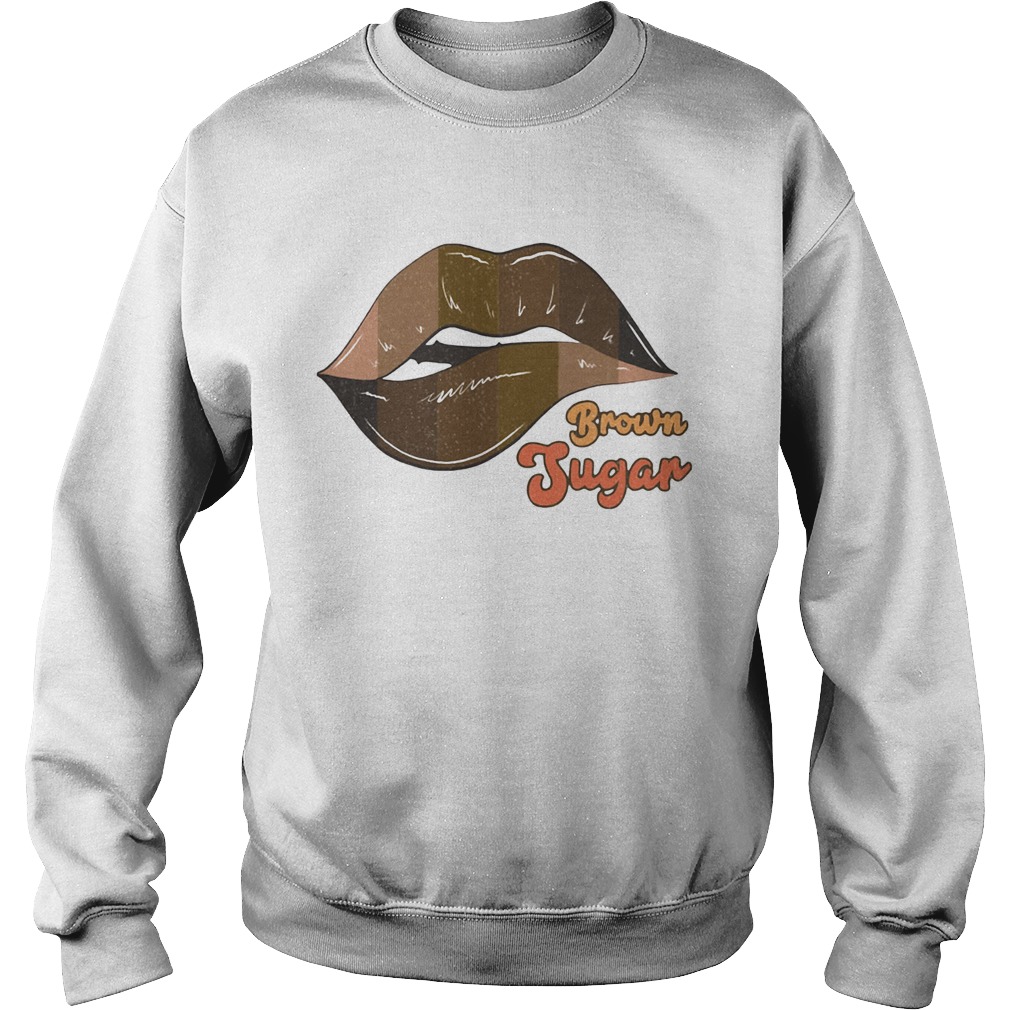 Brown Jugan Sexy Lips Sweatshirt