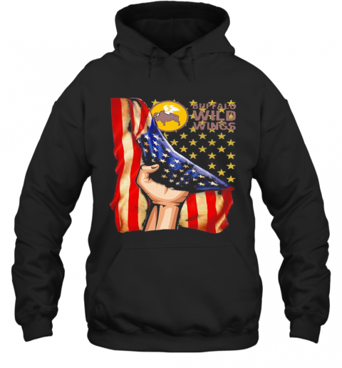 Buffalo Wild Wings American Flag Independence Day T-Shirt Unisex Hoodie