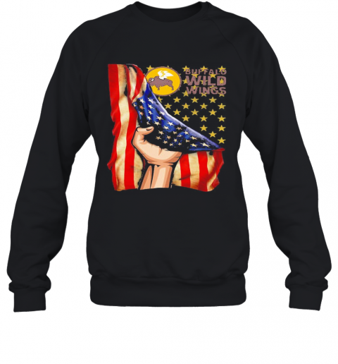 Buffalo Wild Wings American Flag Independence Day T-Shirt Unisex Sweatshirt