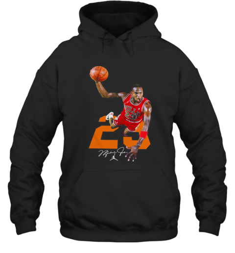 Bulls 23 Michael Jordan Signature T-Shirt Unisex Hoodie