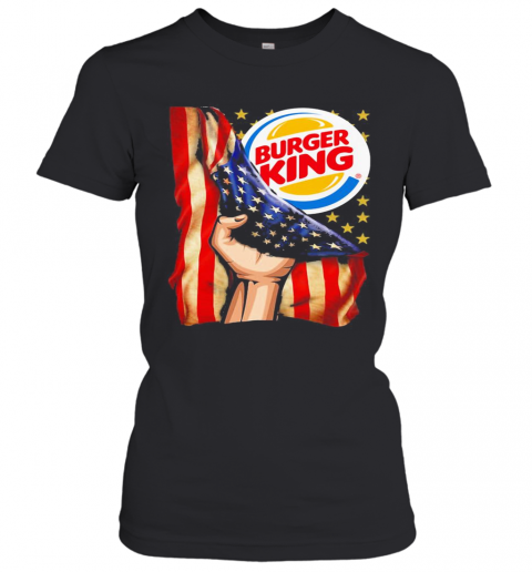 Burger King American Flag Independence Day T-Shirt Classic Women's T-shirt