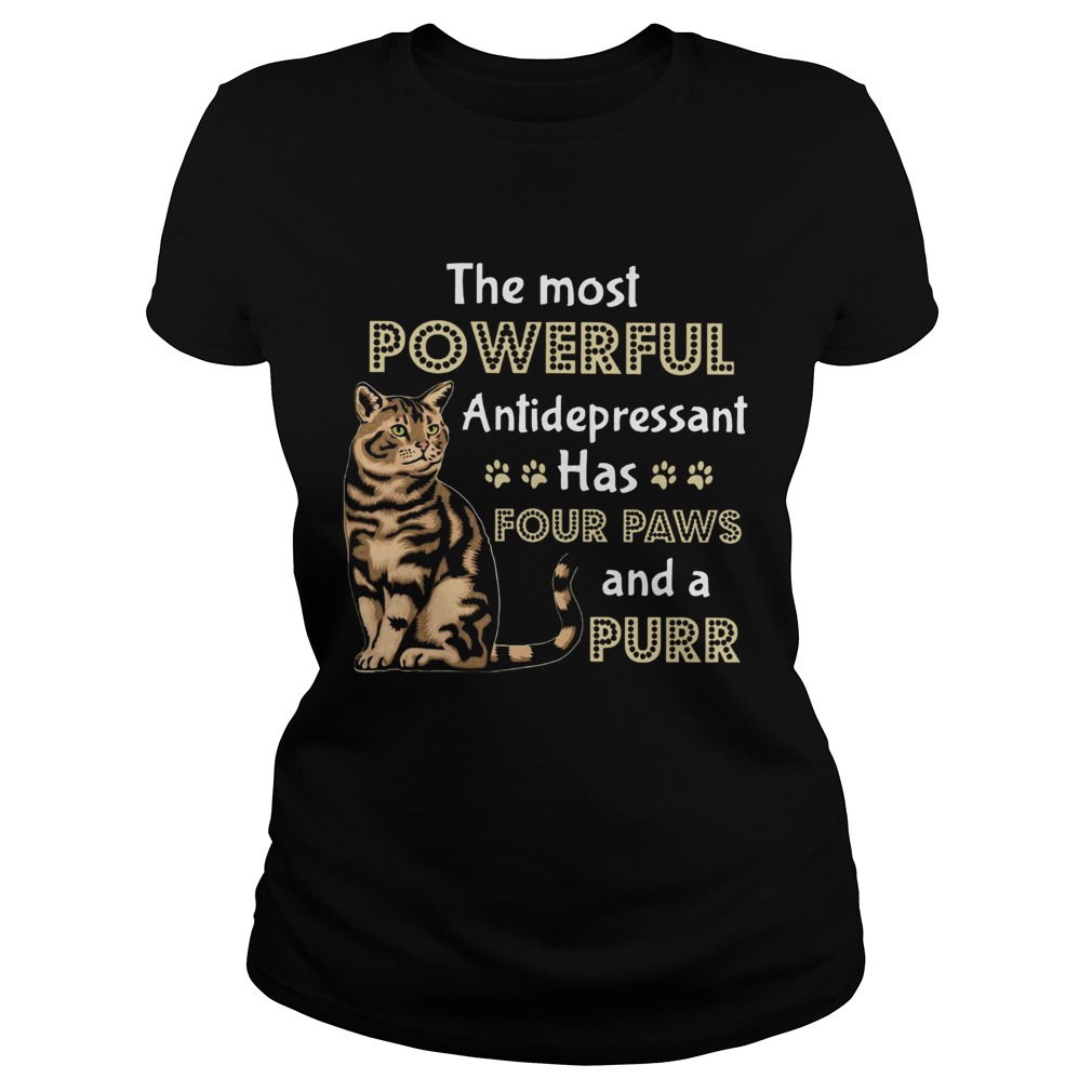 Cat The Most Powerful Antidepressant Has Four Paws And A Purr Classic Ladies