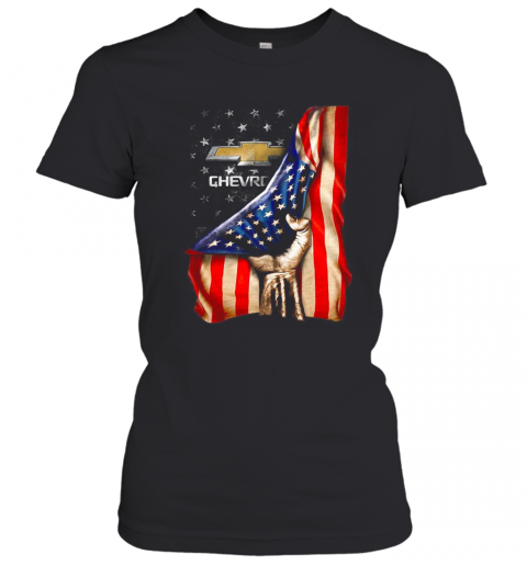 Chevrolet American Flag Independence Day T-Shirt Classic Women's T-shirt