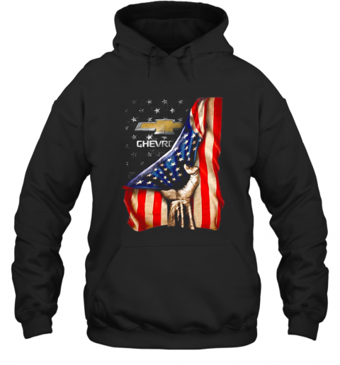 Chevrolet American Flag Independence Day T-Shirt Unisex Hoodie