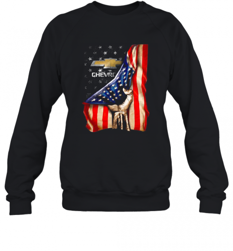 Chevrolet American Flag Independence Day T-Shirt Unisex Sweatshirt