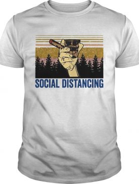 Cigar Social Distancing Vintage shirt