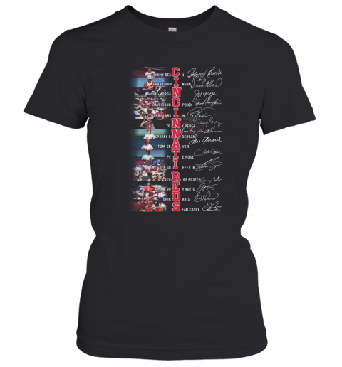 Cincinna Tireds Team Johnny Bench Frank Robinson Signature T-Shirt Classic Women's T-shirt