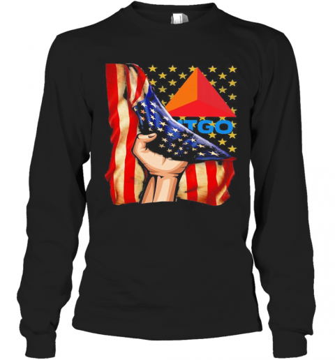 Citgo American Flag Independence Day T-Shirt Long Sleeved T-shirt 