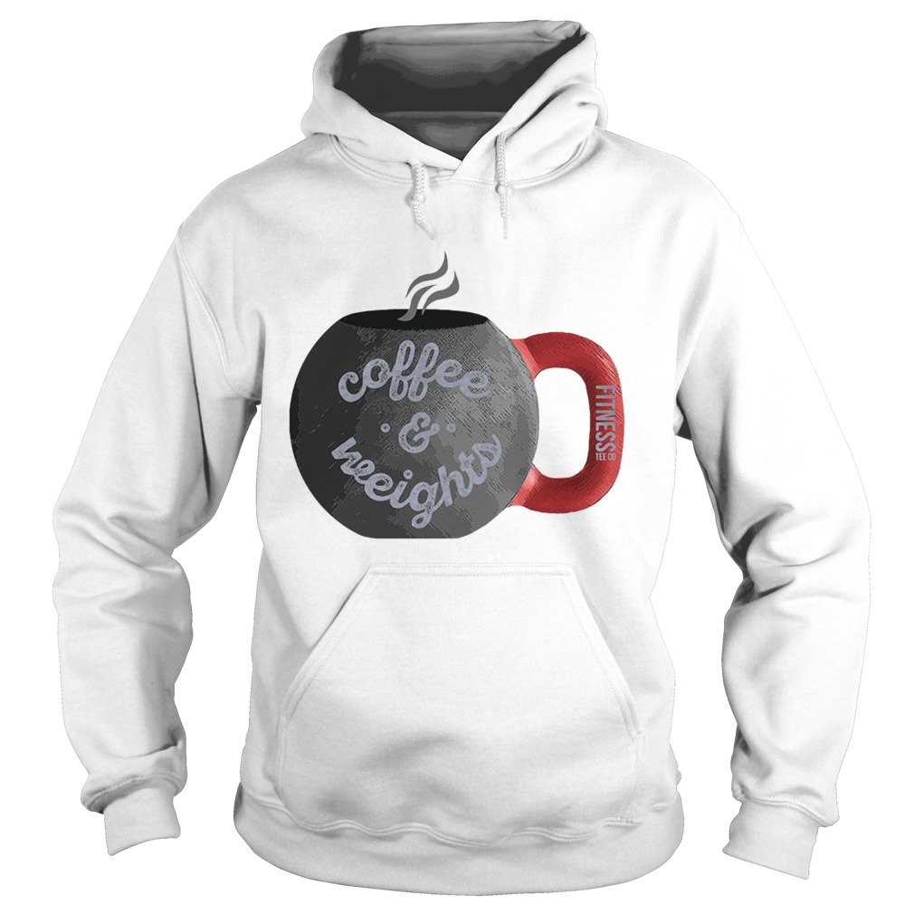 Coffee And Weights Fitness Tee Co Hoodie
