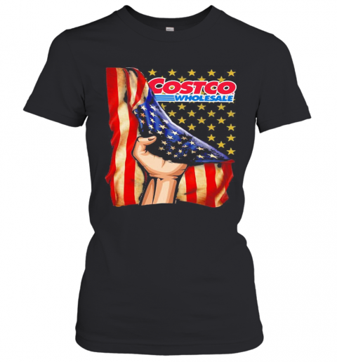 Costco Wholesale American Flag Independence Day T-Shirt Classic Women's T-shirt