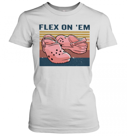 Croc Flex On Em Vintage T-Shirt Classic Women's T-shirt