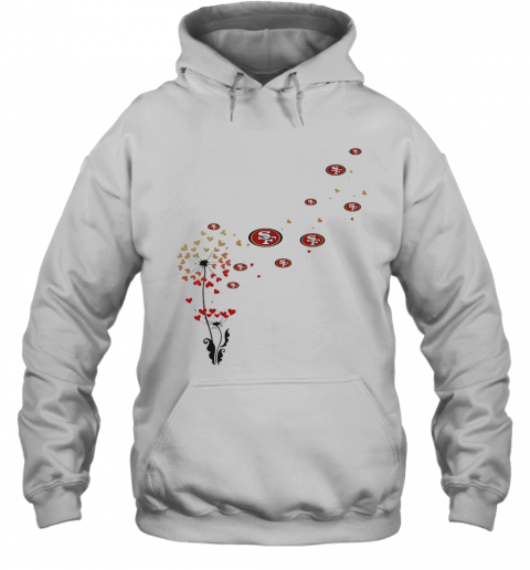 Dandelion Flower San Francisco 49Ers Football T-Shirt Unisex Hoodie