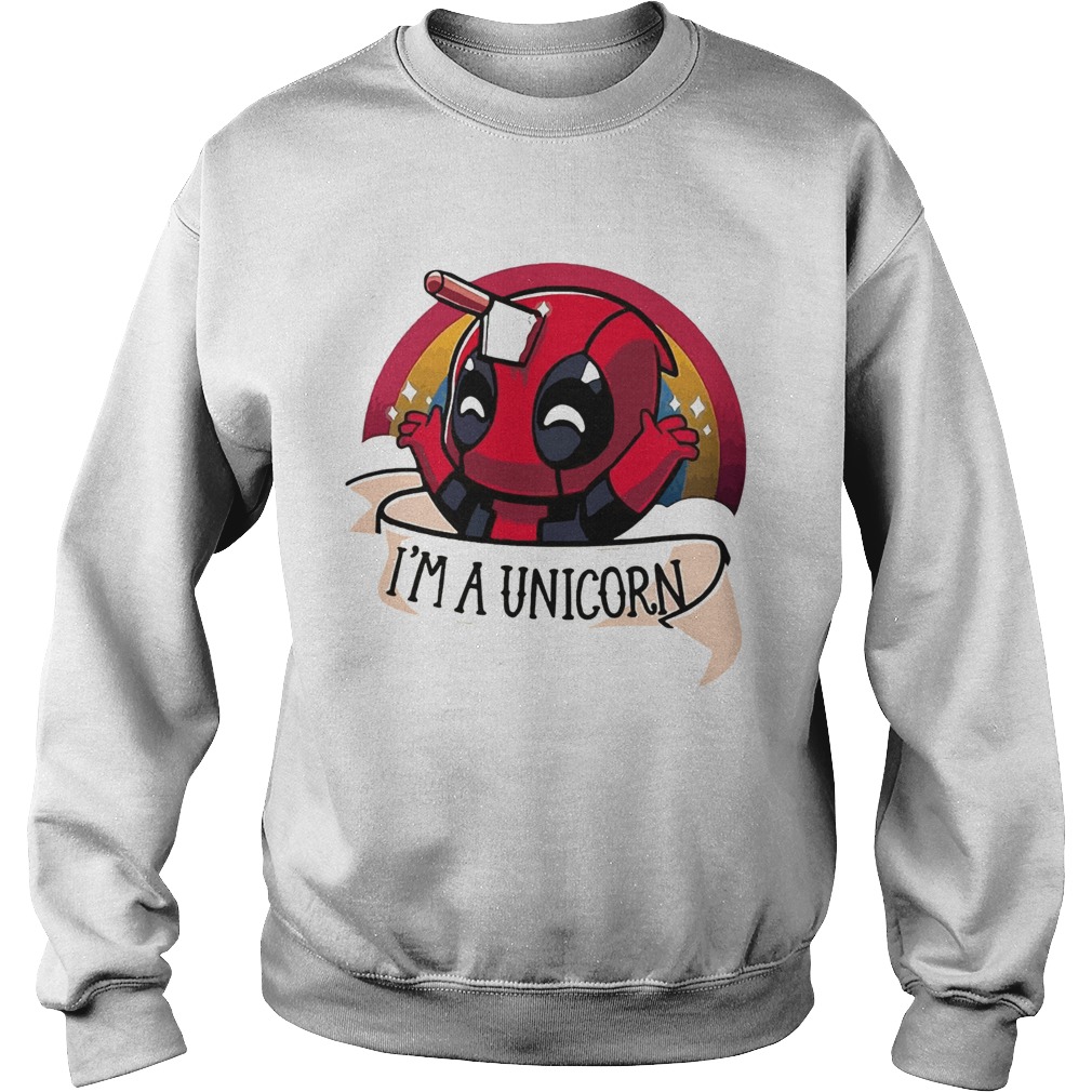 Deadpool Im A Unicorn Sweatshirt