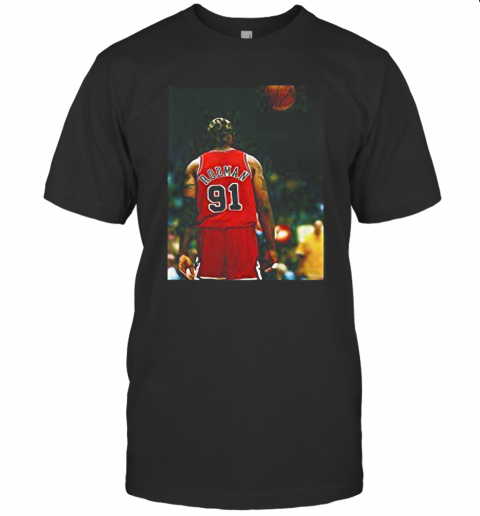 Dennis Rodman Chicago Bulls Player Basketball T-Shirt