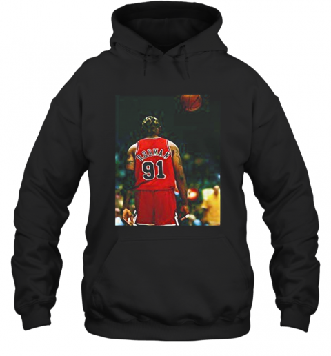 Dennis Rodman Chicago Bulls Player Basketball T-Shirt Unisex Hoodie