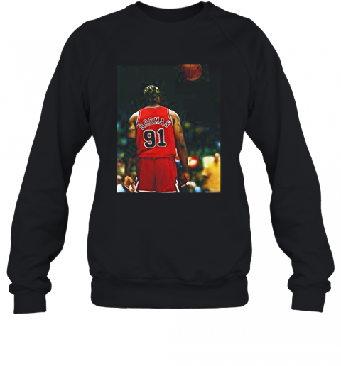 Dennis Rodman Chicago Bulls Player Basketball T-Shirt Unisex Sweatshirt
