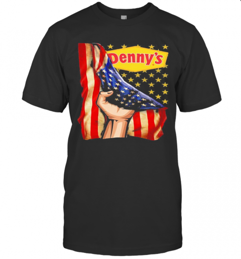 Denny'S American Flag Independence Day T-Shirt