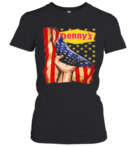 Denny'S American Flag Independence Day T-Shirt Classic Women's T-shirt