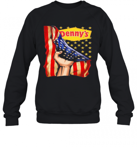Denny'S American Flag Independence Day T-Shirt Unisex Sweatshirt