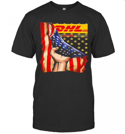Dhl Express American Flag Independence Day T-Shirt Classic Men's T-shirt