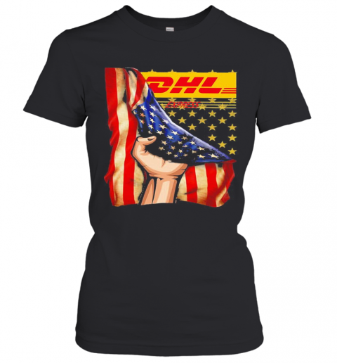 Dhl Express American Flag Independence Day T-Shirt Classic Women's T-shirt