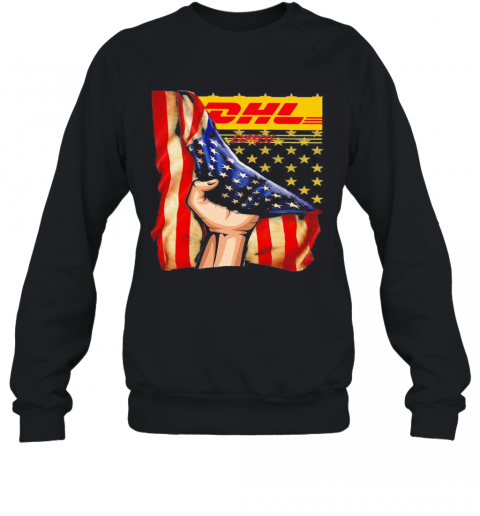 Dhl Express American Flag Independence Day T-Shirt Unisex Sweatshirt