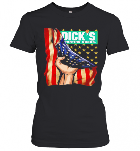 Dick'S Sporting Goods American Flag Independence Day T-Shirt Classic Women's T-shirt