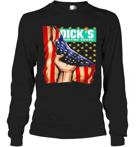 Dick'S Sporting Goods American Flag Independence Day T-Shirt Long Sleeved T-shirt