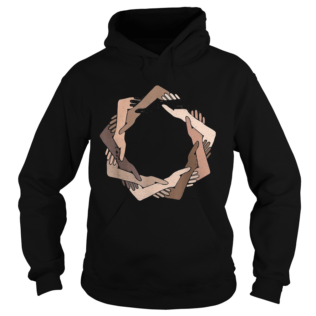 Different skin color hand Hoodie