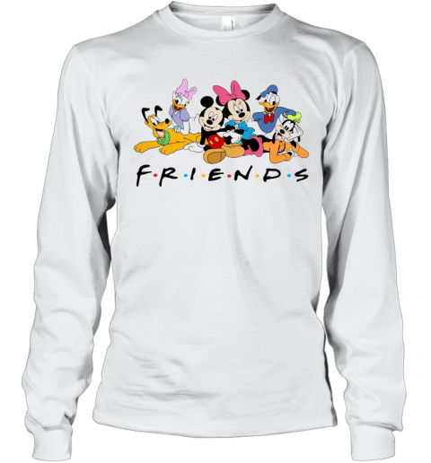 Disney Character Mickey Mouse And Friends T-Shirt Long Sleeved T-shirt 