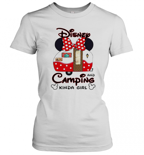 Disney Minnie Mouse And Camping Kinda Girl T-Shirt Classic Women's T-shirt