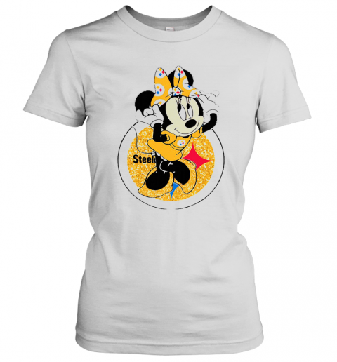 Disney Minnie Mouse Pittsburgh Steelers Football T-Shirt Classic Women's T-shirt