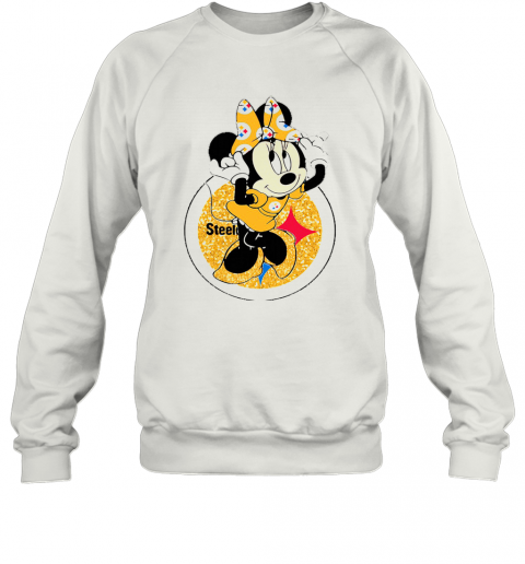 Disney Minnie Mouse Pittsburgh Steelers Football T-Shirt Unisex Sweatshirt